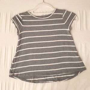 Grey striped shirt